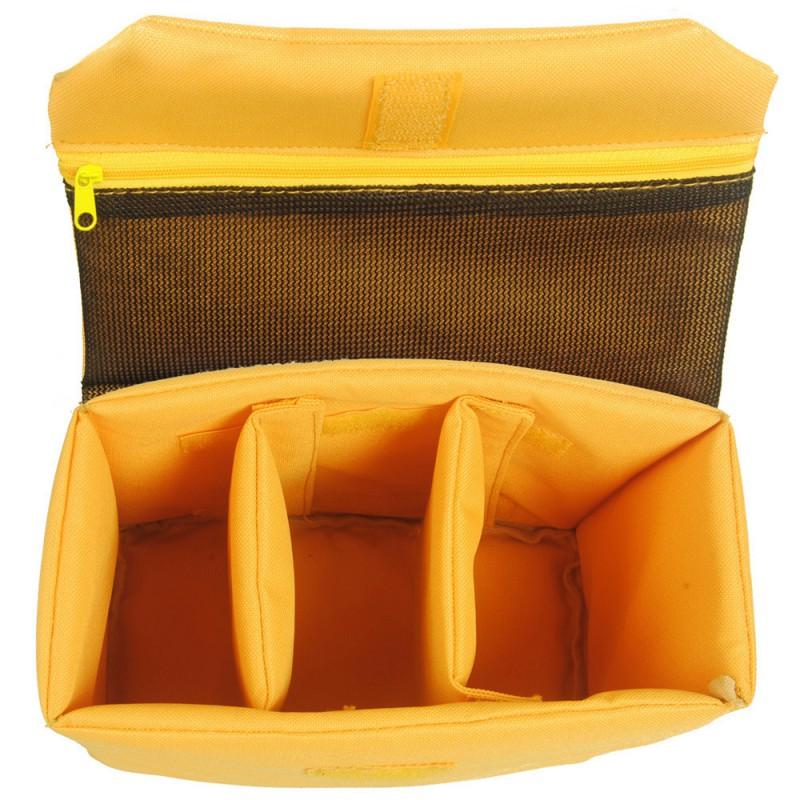 Thick Padded Camera Insert Bag DSLR With Waterproof Nylon Exterior Multi-Size Photography Carry Case Travel Daily Use