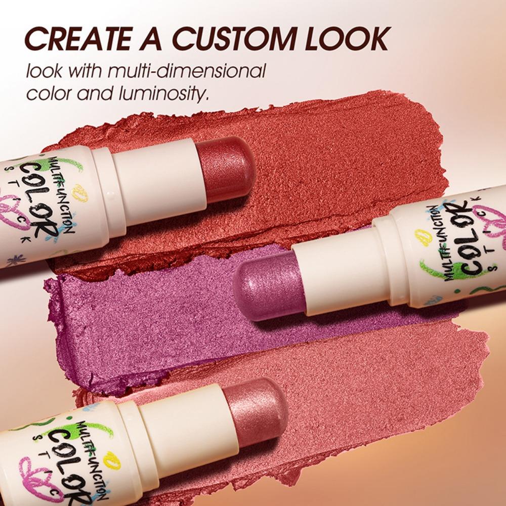 LANGMANNI 4 цветных румяна-стика, стойкие, естественно осветляющие румяна-карандаш