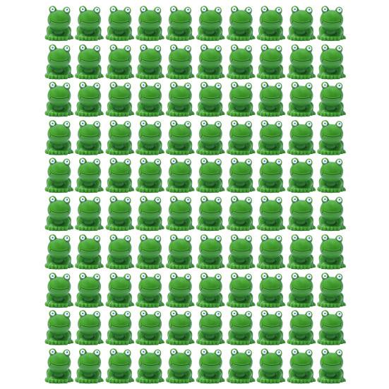 Frog Figurines Garden Vibrant Color Statues Adorable Appearance Compact Size Frog Animal Model