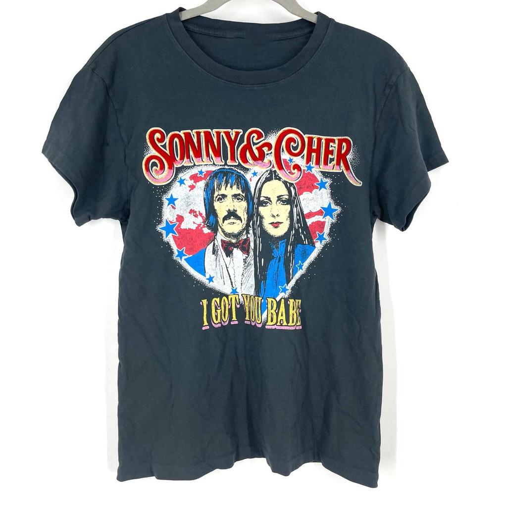 I GOT YOU BABE Sonny and Cher Shirt Short Sleeve Black Unisex S-5XL NA1672