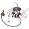 Lixada Foldable Camping Gas Stove Windproof Piezo Ignition Backpacking Stove Outdoor Portable