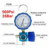 Air Conditioner Refrigerant Low and High Pressure Gauge for R410A R134A R22 R404A A/C Diagnostic Refrigerant Charging Tool