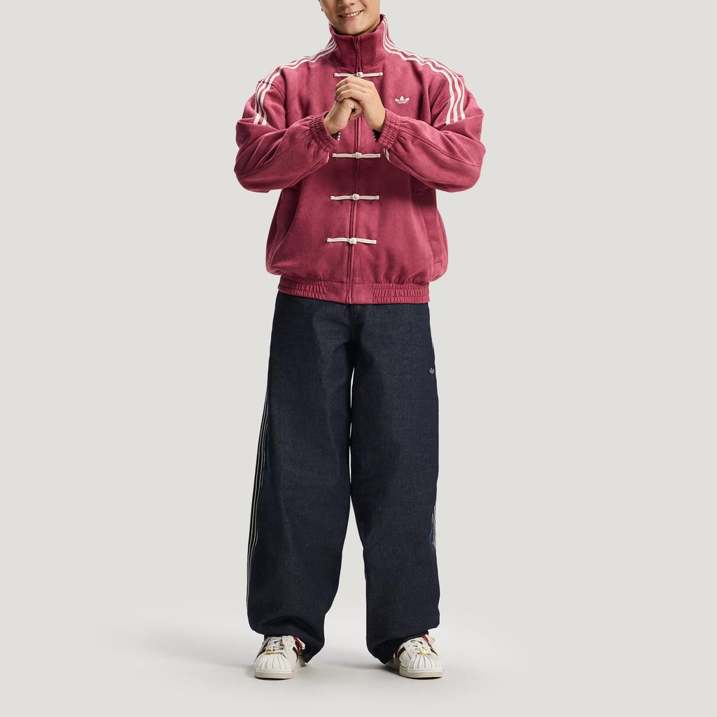 adidas Колледжный бордовый adidas Куртка на Китайский Новый год Колледжный