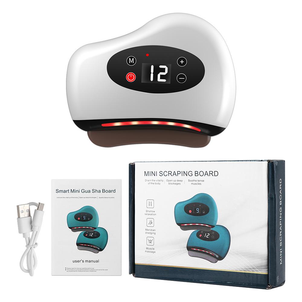 Electric Guasha Board Guasha Vibration Massage Devices Hot Compress Gua Sha Scraper Facial Scraping Beauty Massager Dropshipping