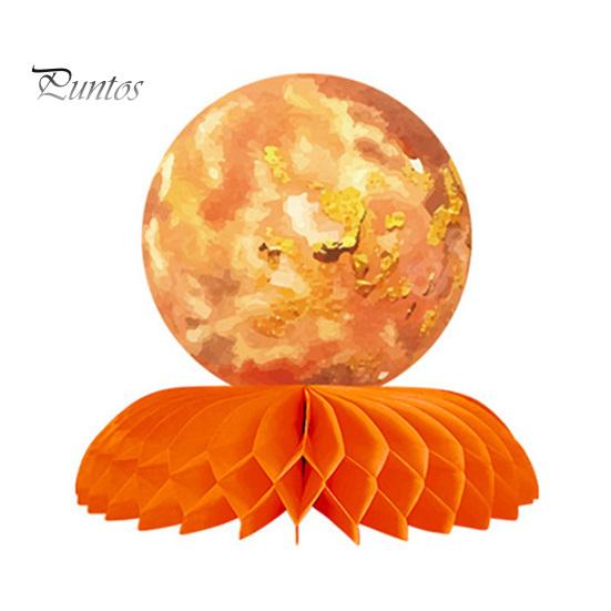 9 шт. Планета в форме сот, центральные украшения для стола в стиле космической солнечной системы, бумажные соты для дня рождения детей