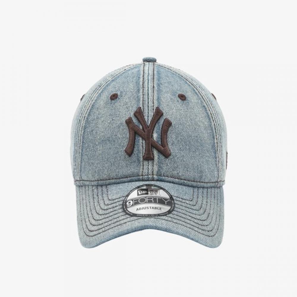 Бейсболка New Era Mlb New York Yankees Denim SerieS UnStructured светло-голубая 14561855 S