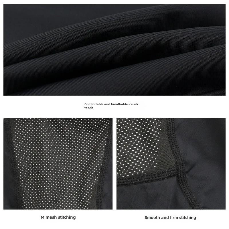 Мотоциклетная маска для езды на велосипеде Балаклава Полная защитная маска для лица Шляпа Ice Silk Мужская Женская Летняя Солнцезащитная Ультра-Защита от УФ-лучей Быстросохнущая