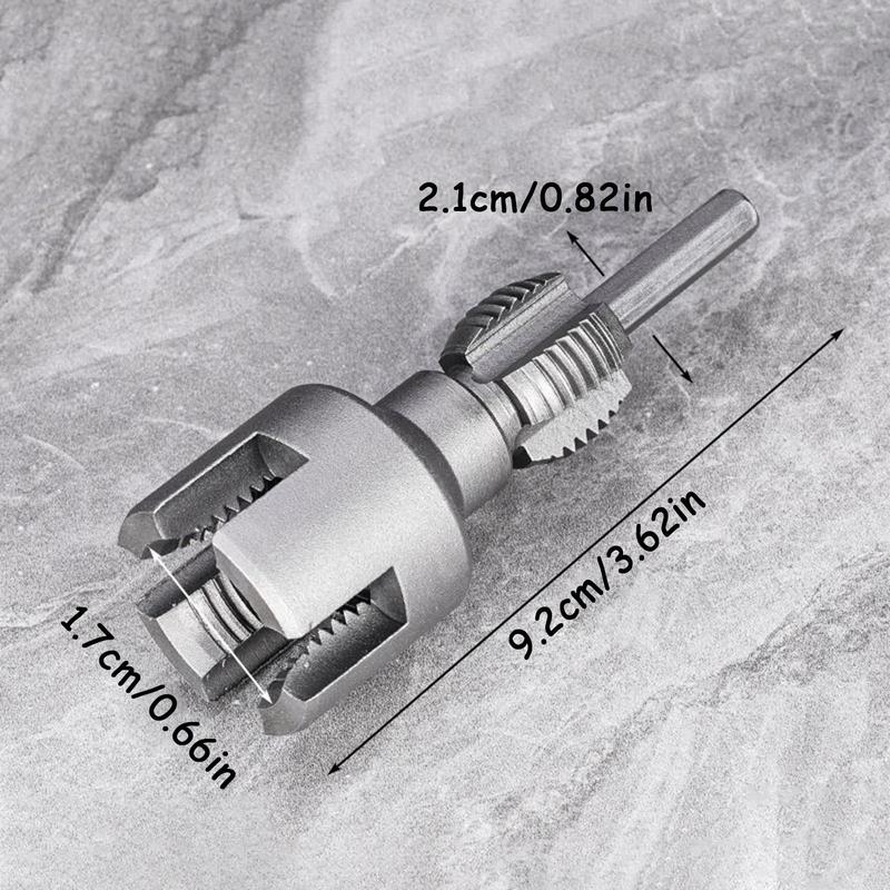 Инструмент для нарезания резьбы на ПВХ трубах Встроенный внутренний внешний резьбонарезчик для ПВХ труб Ручной инструмент для сантехнического обслуживания при ремонте трубопроводов