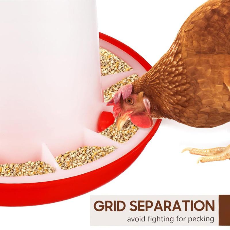 1/4/6/8/10 кг Автоматическая кормушка для кур Ведро Устройство для кормления петухов и кур, Принадлежности для кормления сельскохозяйственных животных, домашней птицы, перепелов, голубей 1 шт.