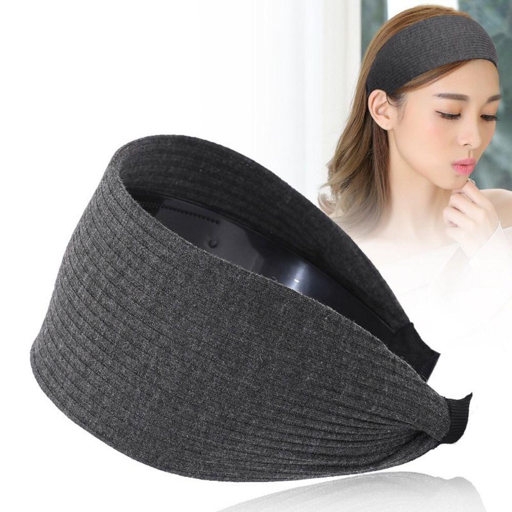 Повязка на голову для мытья лица, зубов, волос, Нескользящая повязка на голову для мамы, Корейский головной платок, Широкая боковая повязка на голову для женщин