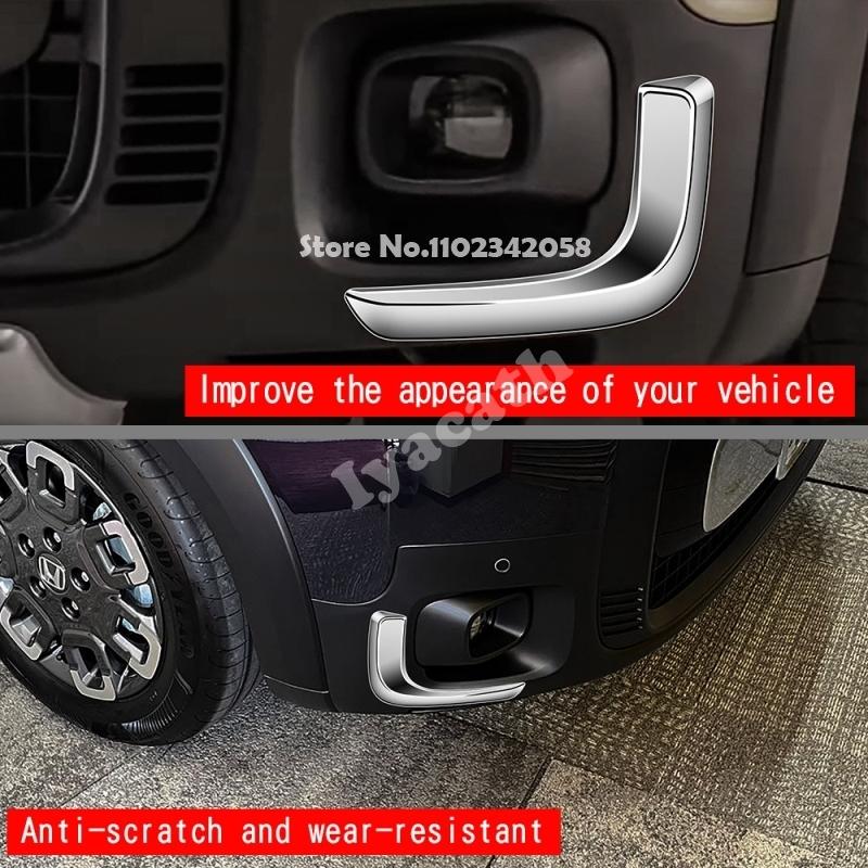 Для Honda FREED CROSSTAR 2024 2025 ABS Передний бампер Декоративная накладка на рамку противотуманной фары Круглый элемент противотуманной фары Чехол Аксессуары для экстерьера автомобиля