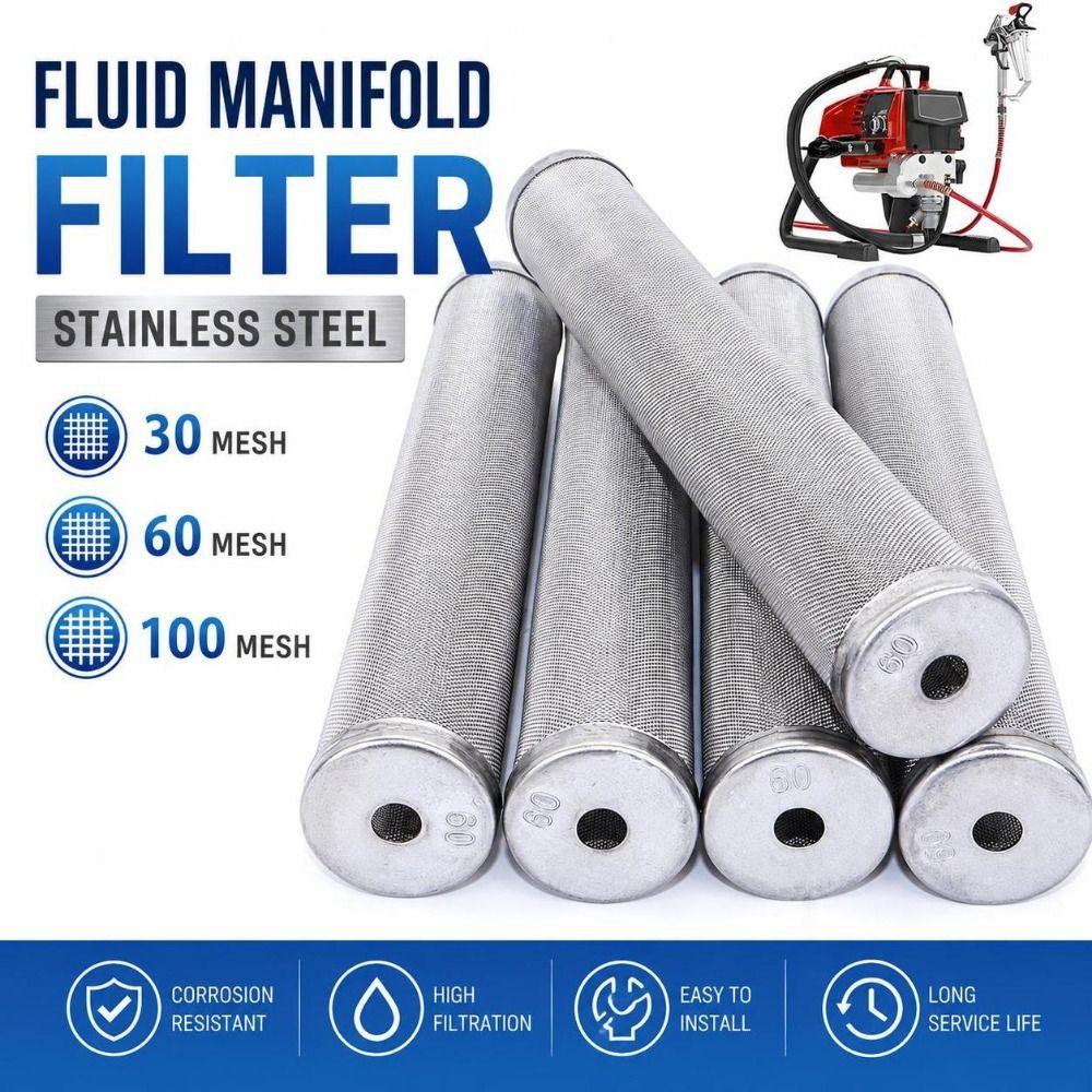 30 /60/100 Mesh Airless Spray Pump Filter 730-067 Spray Pump Outlet Filter Paint Sprayer Filter