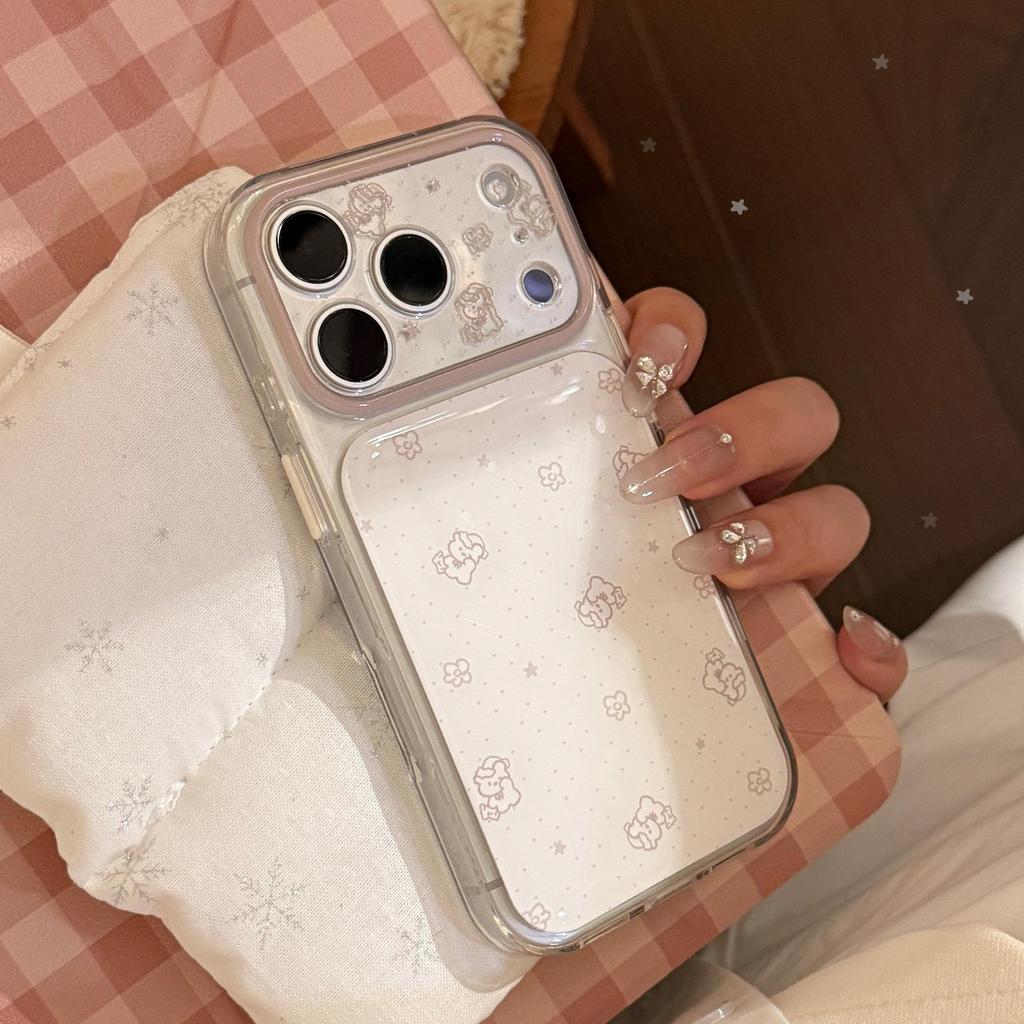 Минималистичный чехол для телефона с медведем для iPhone 16, iPhone 17 и iPhone 17 Pro Max