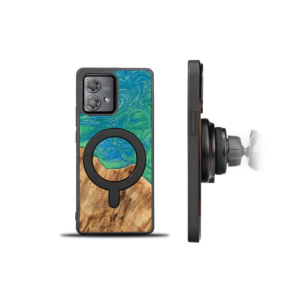 Bewood Unique case for Motorola Edge 40 Neo - Neons - Tokyo with MagSafe
