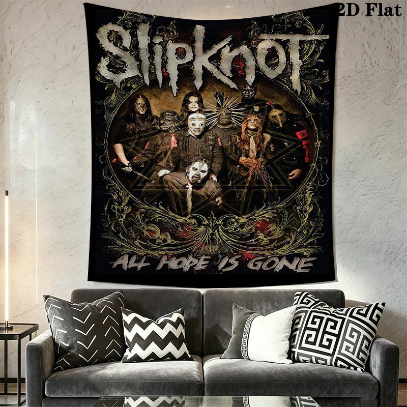 Slipknot All Hope Gone Tapestry Tapestry Wallmounted Background Cloth Background Cloth Christmas Gift Soft