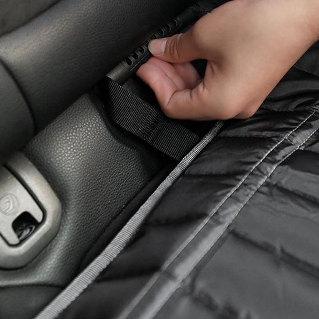 Pet Cat Car Seat Cover Protector Waterproof Scratchproof Car Dog Backseat Cover Mat for Cars SUVs Grey