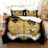 Metallic Gold Vintage Stage Neon Disco 3Pcs Bedding Set Duvet Cover & Pillowcases Glam Music Home Textile