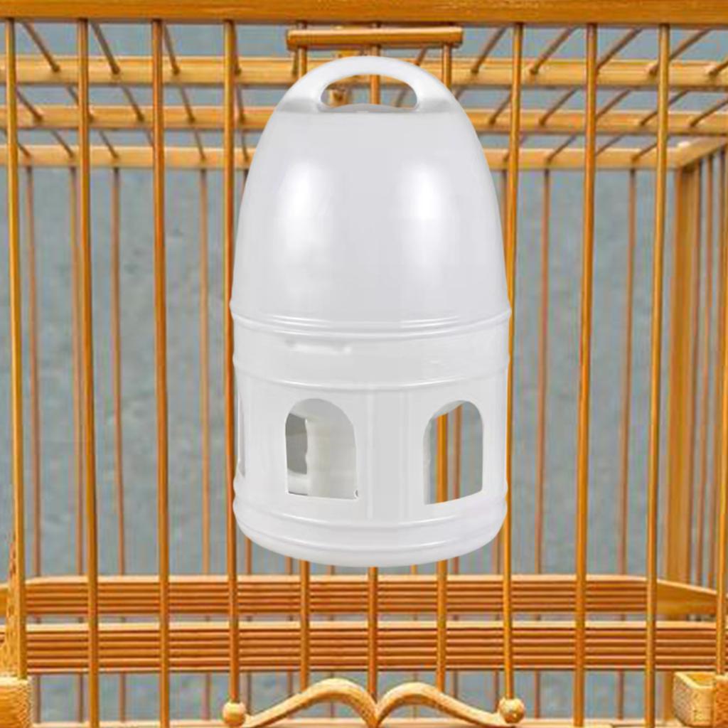 10L Large Capacity Bird Waterer Automatic Drinking Fountain for Parakeets Doves and Pigeons with Easy Refill Design