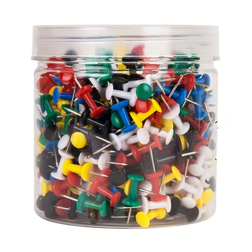 100 шт. кнопок, кнопок для доски объявлений, кнопок-палочек, настенных украшений для пробковой доски, офисных цветных кнопок для организации стола