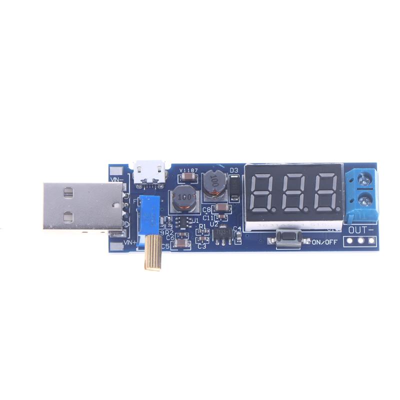 USB Boost Converter Module DC-DC Step UP / Down Power Supply Adjustable DC1.2V-24V