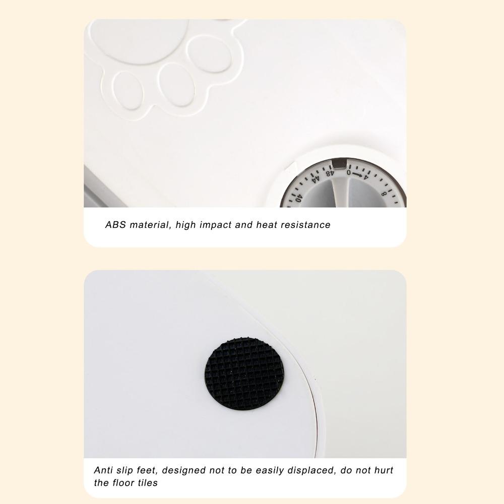 Detachable Automatic Pet Feeder Multifunction Single Meal Feeder for Cats and Dogs
