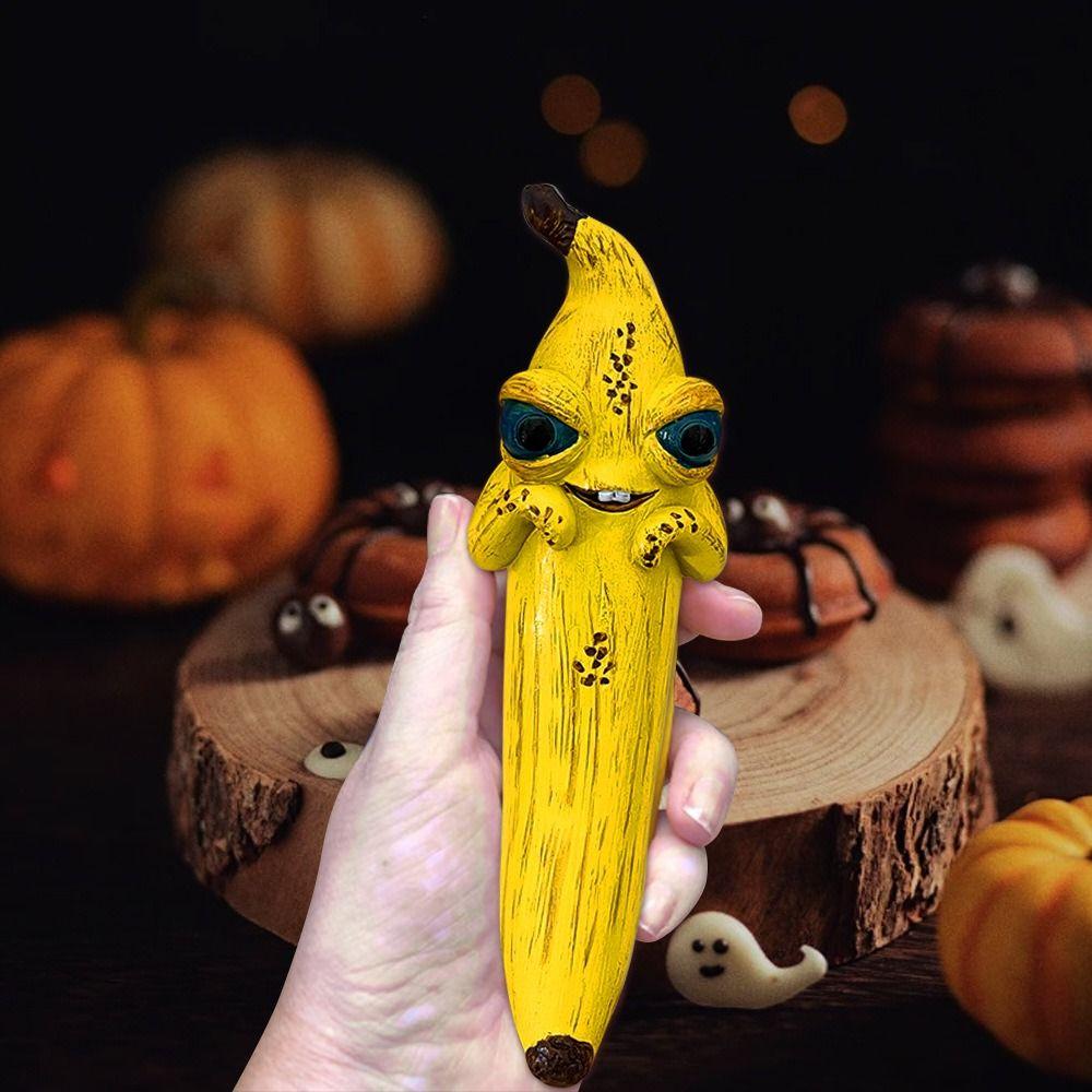 Resin Banana Man Figurine Sensory Toy Cartoon Banana Figure Kids Birthday Gift