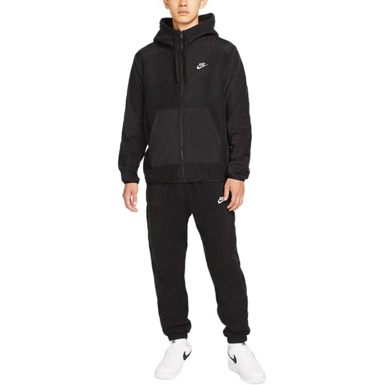 Nike Спортивная куртка Мужская Черно-зеленая DD4883-010