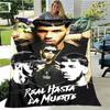 Пледы с принтом рэпера Anuel AA Фланец Теплый плед мягкий и удобный домашний дорожный плед для кровати пледы для пикника подарок на день рождения