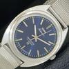 HAND-WINDING VINTAGE HMT KOHINOOR INDIAN MENS BLUE COLOR DIAL WATCH A441027-4 HT-a441027