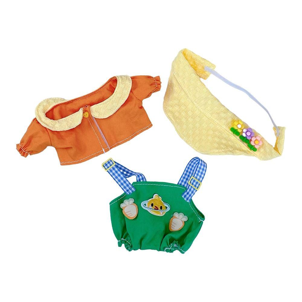 DIY Maidservant Skirt 20cm Bubble Skirt Exquisite Overall  Cotton Doll