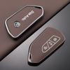 TPU Leather Car Remote Key Case Fob Cover Holder Shell For VW Volkswagen Golf 8 ID.3 ID.4 MK4 MK8 2022 2021 GTI R Accessories