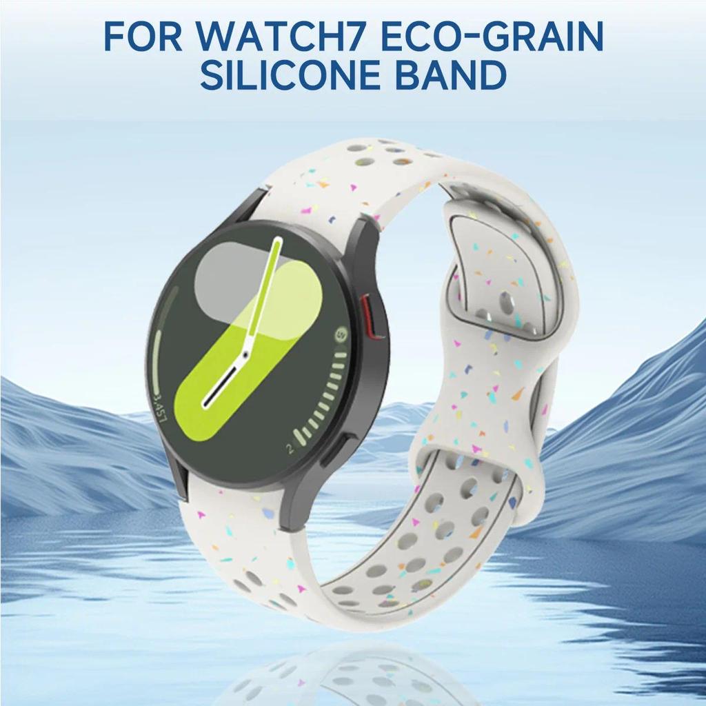 Мягкий силиконовый ремешок для Samsung Galaxy Watch 7 6 5 4 40мм 44мм 5Pro 45мм Спортивный ремешок для Galaxy Watch6 Classic 47мм 43мм Браслет