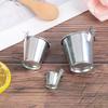 1pcs Bucket Toy Iron Dollhouse Mini Bucket Miniature Model Mini Dollhouse Decorations Ornaments Children Beach