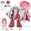 Yae Miko Kospley Kostyumi Genshin Guuji Yae Chiroyli Kiyimlar O'yin Yae Miko Libosi Parik Halloween Kostyumi Ayollar uchun Kostyum