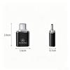 Car Type-C To USB Adapter Fast Charging Connector For Mercedes Benz AMG A B C E W203 W204 C260 E300L A200L GLC300 GT CLA CLS E53 NA7