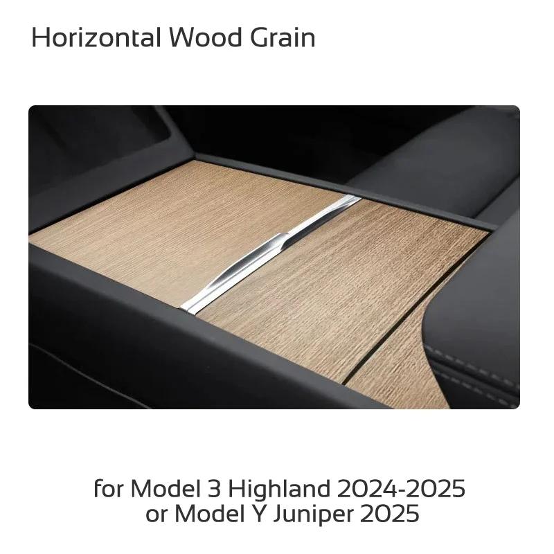 Для Tesla Model 3 Highland 2024 Y Juniper 2025 Защитная наклейка на крышку центральной консоли Пленка для панели центрального управления Автомобильные аксессуары