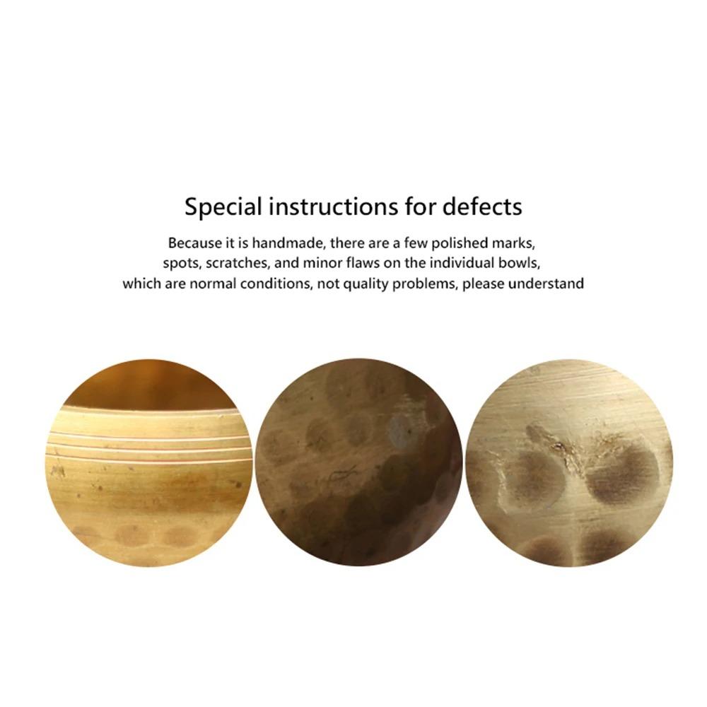 Nepal Handmade Tibetan Singing Bowl Yoga Meditation Chanting Bowl Brass Chime Handicraft Music Therapy Tibet Buddha Sound Bowl