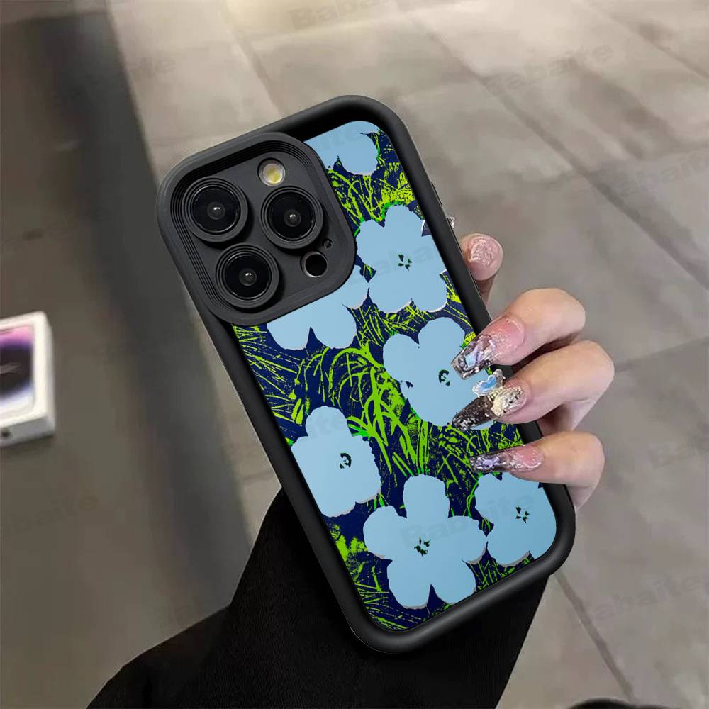 Чехол для телефона с рисунком Энди Уорхола для IPhone 17 16 15 14 13 12 11 Pro Max Mini Plus Мягкая задняя крышка из ТПУ