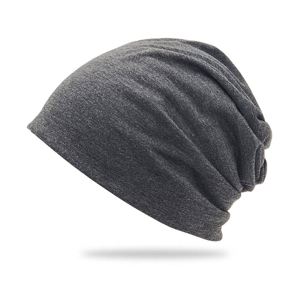 Brimless Winter Beanie Hat Polyester Stretch Fit Hats Fashion Thermal Warmer Cap  Cycling