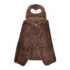 Livheart 5-Way Blanket, Warm-Up Animals, Moko the Little Bear (Total Length: Approx. 120cm), Fluffy and Convenient, 94252-32, Semi-Single
