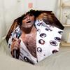 Elvis Presley Tribute Compact Travel Automatic Umbrella Compact & Durable 8-Rib Design Lightweight All-Season Travel Fashion Lovers
