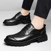Fashion British Style Men Dress Oxfords Shoe New Trend Male Footwear Genuine Leather Men's Shoes High Quality Mens Business Dress Shoes