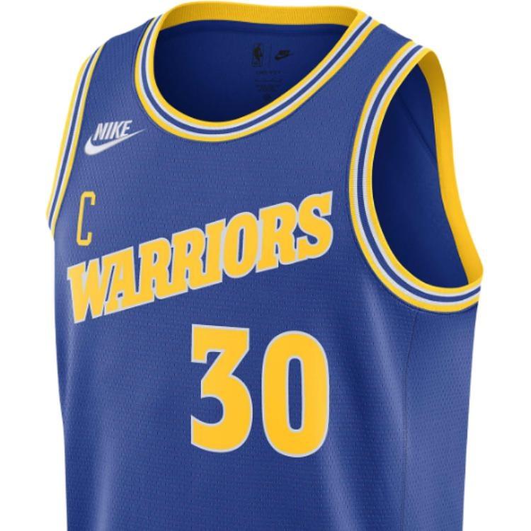 Nike Баскетбол Stephen Curry Golden States Warriors 2022/23 Hardwood Classic Swingman Джерси #30 Мужской DO9446-497