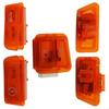 28GC 5 Pieces Motorcycle Switch Button with Headlight Turn and Horn Functions Suitable for Modified Mopeds Scooter