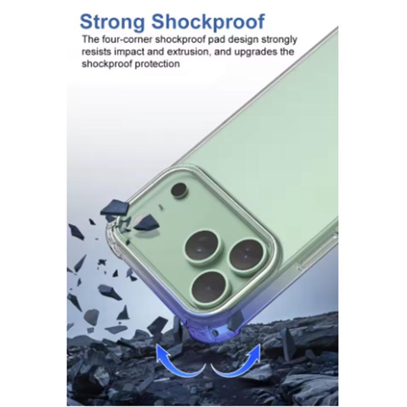 Shockproof Soft Case For iPhone 17 Air Ultra Thin Silicone Transparent Clear Back Cover For iPhone17 17Pro Max Slim Shell