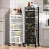 Veipelu 5-Tier Rotating Kitchen Corner Storage Rack
