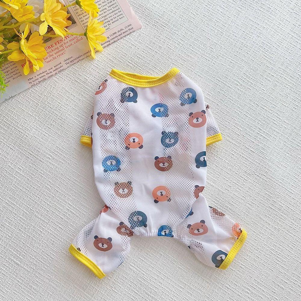 Animal Pattern Pet Dog Clothes Breathable Dog T-shirt New Pet Vest  Small Medium Dog