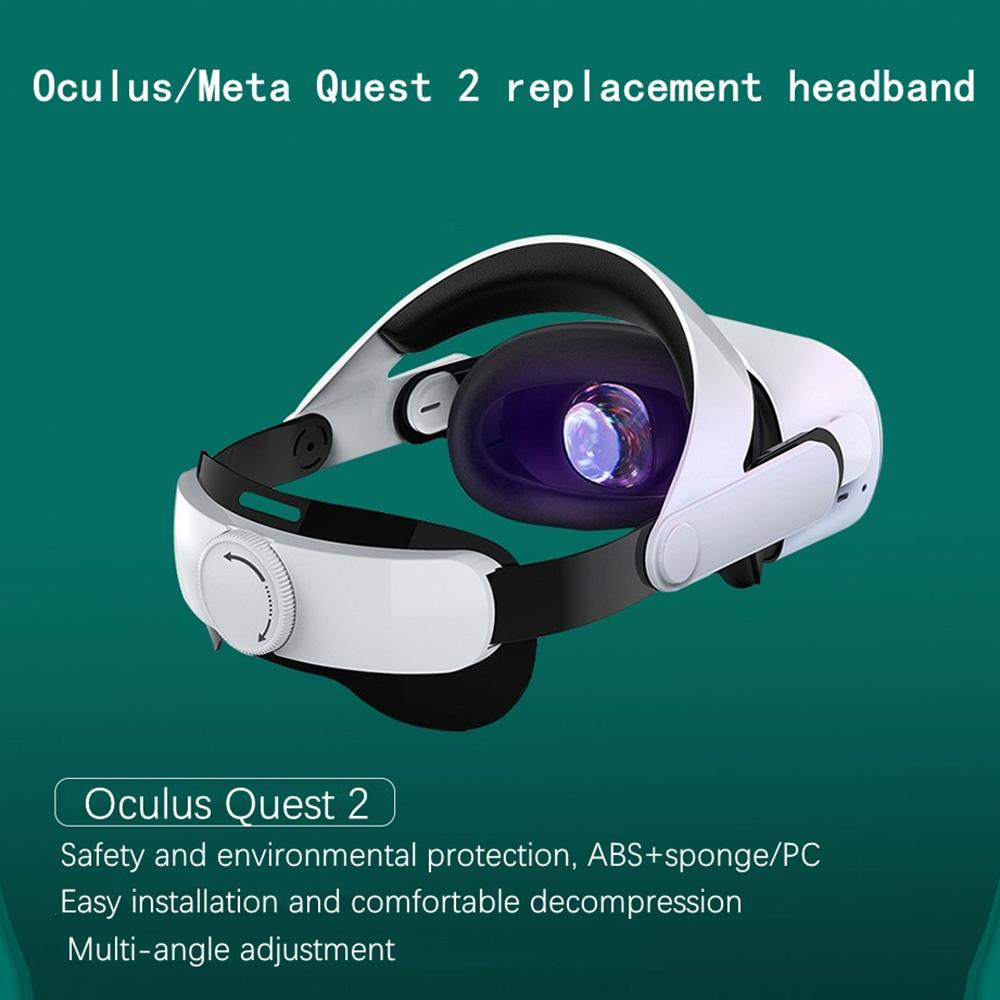 Подходит для очков Oculus Quest2 VR. Удобный головной убор. Регулируемый баланс. Отсутствие давления на