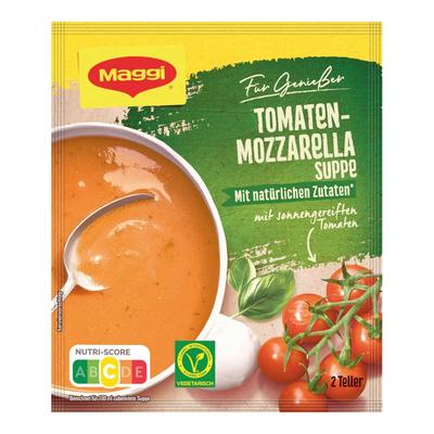 German Maggi Tomato Mozzarella Soup With Cooking Sauce (2 Servings, 500Ml)
