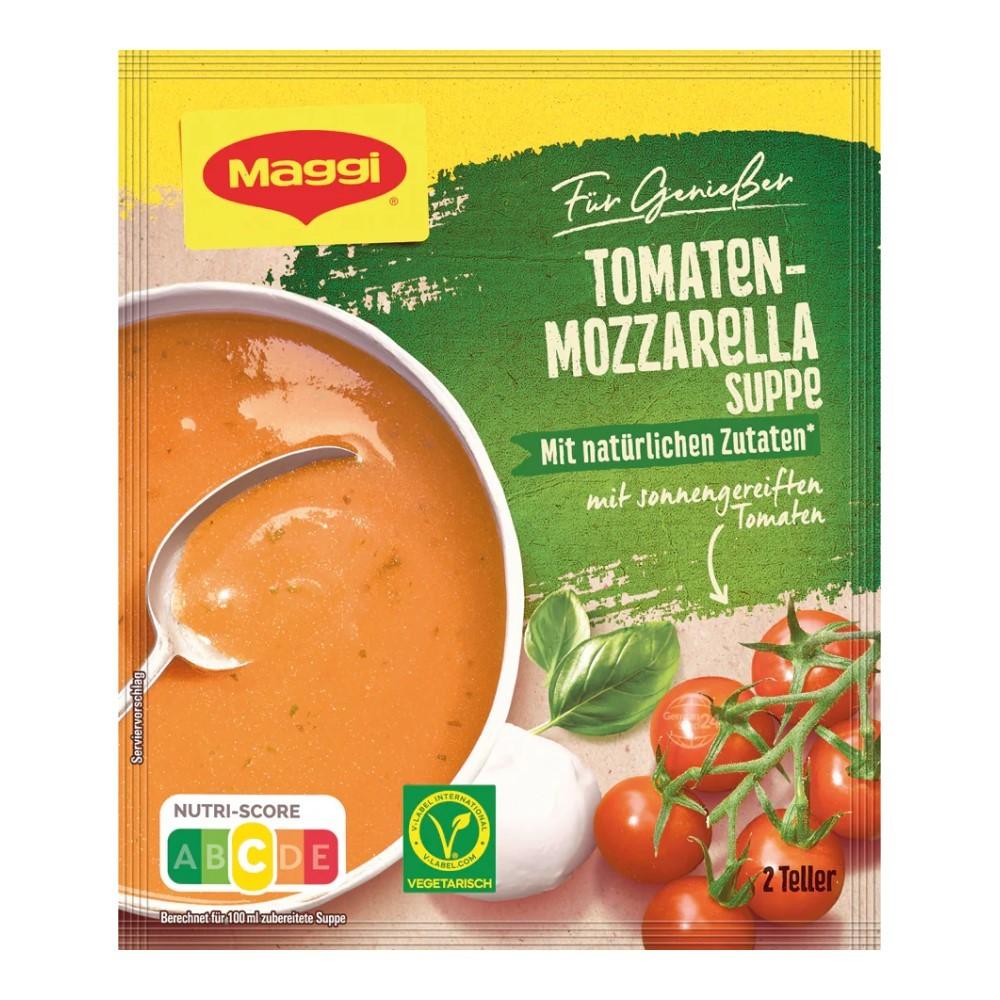 German Maggi Tomato Mozzarella Soup With Cooking Sauce (2 Servings, 500Ml)